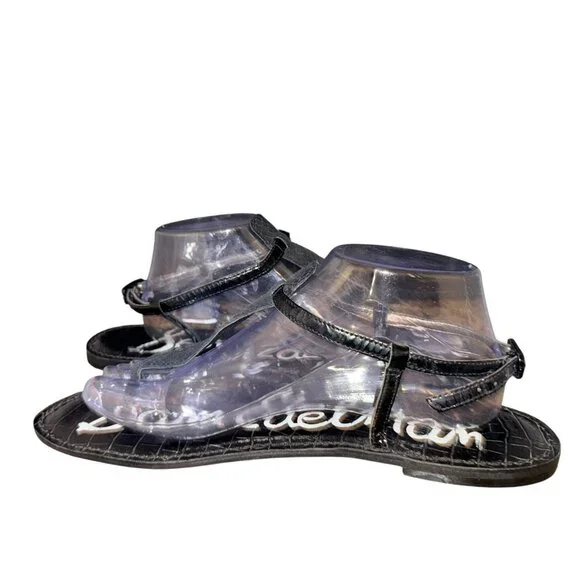 Sam Edelman Leather GIGI sandals Us size 11 Black - Picture 3 of 6